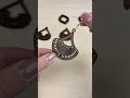 laser cut walnut earrings with xtool s1 40w laser