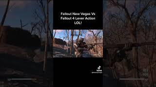 Fallout New Vegas Vs Fallout 4 Lever Action LOL!