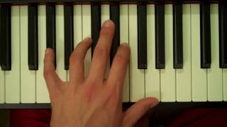 How To Play an Ab Augmented Major Seventh Chord on Piano (Left Hand)