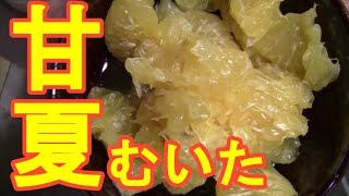 甘夏の超簡単で美味しく食べるむき方を紹介！\