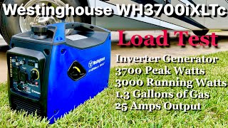 Westinghouse WH3700iXLTc 3700W / 3000W Gas Powered Inverter Generator RV Load Test