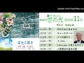 栄光の輝き＆関根弘興牧師 世の光3分メッセージｘ６： 2024年11月18~23日（音声のみ）