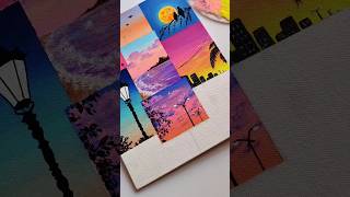 Aesthetic moodboard painting #viral #art #trending #tutorial #shorts #satisfying #colourful