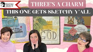 Three crafters one project?  Spoiler…the RESULTS ARE VERY DIFFERENT!