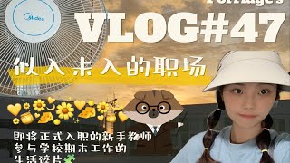 Vlog47 似入未入的职场/温州VLOG/应届毕业生短暂的工作生活碎片/一定要成为很赞的老师哦！