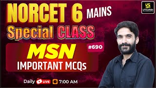 NORCET 6 Mains Special Class | Complete MSN | NORCET Series #690 | Utkarsh Nursing Classes Raju Sir