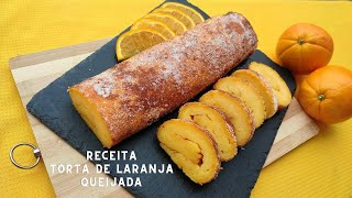 Aprenda aqui a fazer esta maravilhosa Torta de Laranja Queijada! 😊😊