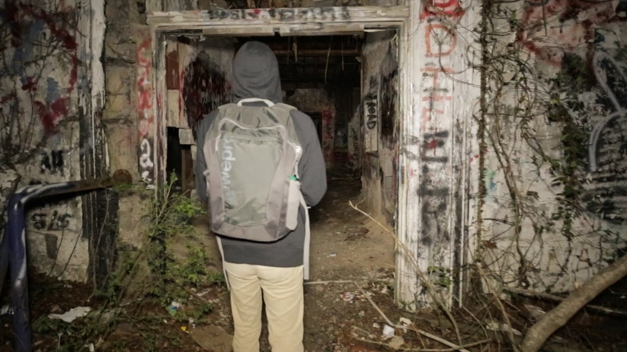 Scary Encounter At Abandoned Asylum At Night Youtube