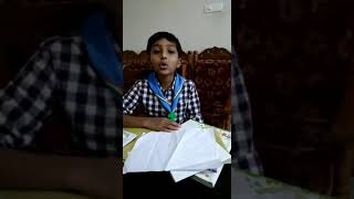 C No 37: Speech.Hadhif Nahan, Olive public School Perambra. For Green clean Kerala Art Fest