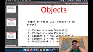 AP Compsci Superclass Variables with Subclass Objects
