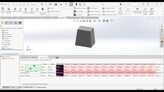 Design Study SolidWorks | Optimization in SolidWorks