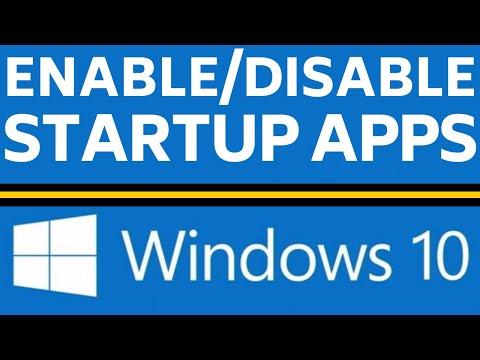 How to Disable Startup Programs in Windows 10 – Turn Off Startup Apps