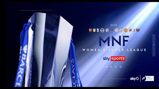 Sky Sports Women's Super League MNF Intro 2021/22
