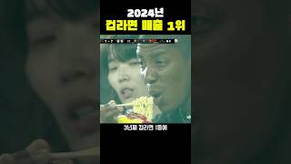 2024 컵라면 매출 1위?