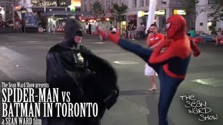 Spider-Man VS Batman in Toronto FULL VIDEO