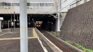 【ワイドビューしなの】金山駅を高速で通過