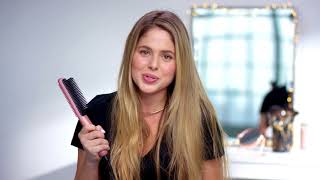 The Easiest Way To Straighten Your Hair | Kiss Comb Straightener