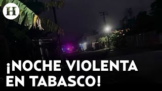 ¡Violencia no para en Villahermosa! Encuentran restos de 7 personas y se registran varias balaceras