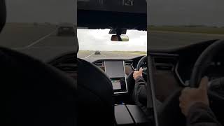 Tesla car break fail| Car crash 😱😱