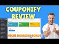 Couponify Review | Coupons Domains Bonus | Affiliate Coupon Websites Fast