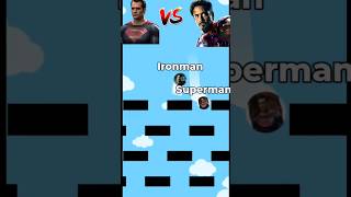 Superman vs Ironman #shorts #shortsvideo #youtubeshorts #mrbeast #marvel #dc #phonk #mrbeastmeme