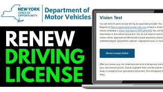 How to Renew Driver’s License Online in New York 2025 (QUICK & EASY)