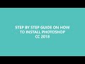 How to install Adobe Photoshop CC 2018