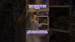 People shopping for Christmas gifts at Walmart in 2000!#nostalgia #backintime #2000