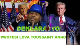 2025 LOVA TOUSSAINT DEKLARE PRAL GEN KOURI AYITI ANPIL ARESTASYON, LITE JWENN TRUMP AP PREZIDAN 2025