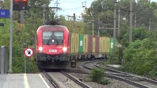 Trains in Vienna S-Bahn: Lanzendorf - Rannersdorf & Himberg. Züge in ÖBB Ostbahn Wien - Budapest