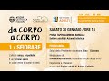 DA CORPO A CORPO 1/3 - SFIORARE - Cammino Adulti AC Firenze