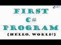 C#  Programming Bootcamp / Tutorial for Beginners (Hello, World! Console Program) - 1
