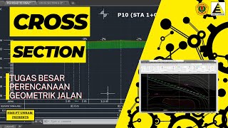 [CKCIV] CARA MEMBUAT CROSS SECTION - TUGAS BESAR PERENCAANAN GEOMETRIK JALAN