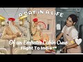 A Day In A LIFE of an EMIRATES Cabin Crew✈️✨Flight To INDIA🇮🇳Vlog🤍✨