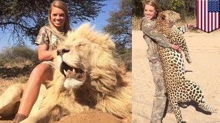 Kendall Jones: 19-year-old Texan hunter's photos with dead African animals makes Facebook angry