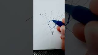 3 POINT PERSPECTIVE EXAMPLE #shorts #art #perspective #draw #drawing #sketch #sketching #pen #howto