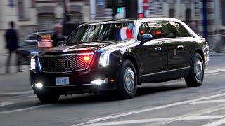 President Biden's Motorcade in France