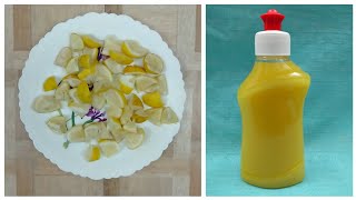 Making Dishwasher With Help Of Remaining Lemon Peel | Homemade | Lemon Peel Disinfectant | Crafticle