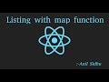 Reactjs 16 tutorial #12 Listing and loop with map function
