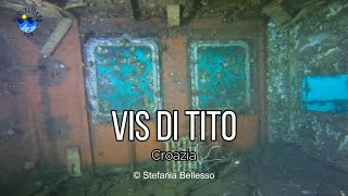 Immersione sul Relitto Vis di Tito in Croazia - Admiral Ship Vis Wreck  2024 4K