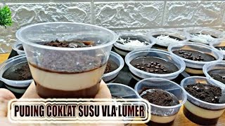 Puding Coklat Susu Vla Lumer / layak jual dijamin nyoklat banget