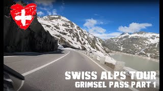 Goldwing Motorcycle Tour. Grimsel Pass. Part 1