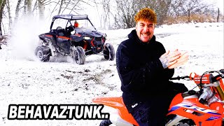 BEHAVAZTUNK VÉGRE! ❄️ / HONDA CRF250R!🔥