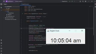 How To Make Digital Clock Using Java in 5 Minutes 🕑