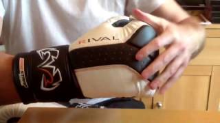 RIVAL RB10 boxing glove review L/XL Velcro