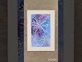 Sparkly Snowflakes Using Masking Fluid! #watercolor #snowflakes