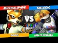 SSC 2023 - michealwave (fox) Vs. Melodic (shiek) Smash Melee Tournament