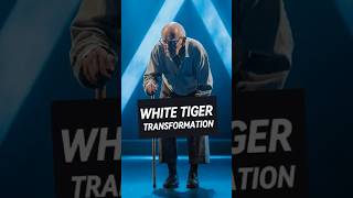 The old man suddenly turns into a white tiger😱🐯 America's got talent #agt #shorts #iqbalbagirli #usa