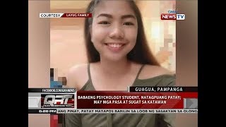 QRT: Babaeng psychology student, natagpuang patay; may mga pasa at sugat sa katawan