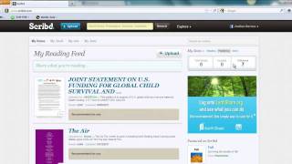 Scribd の使用方法